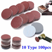 100Pcs 2 Inch 50mm Sander Disc 80 To 3000 Grit Sanding Polishing Pad