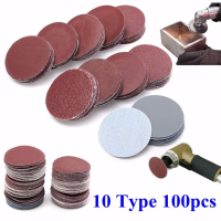 100Pcs 2 Inch Sanding Discs 50mm Sander Discs 80 3000 Grit Sanding Polishing Pads Set
