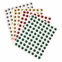 100Pcs 3mm Fly Tying Lure Making 3d Self Adhesive Eyes