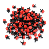 100Pcs Adjustable Micro Drip Head Barb Irrigation Watering Dripper Sprinkler Pot Lawn Sprinkle