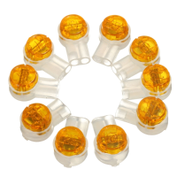 100Pcs K2 Joint Connection Line 1.8Mm Uy2 Connector Joint Orange K2 Wire Connectior