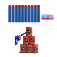 100Pcs Light Blue Refill Bullets Dart For Nerf N Strike Elite Rampage Retaliator Series
