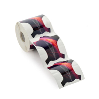 100Pcs Nail Art Forms Acrylic Uv Gel Extension Guide Stickers