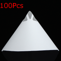 100Pcs Nylon Paper Funnel Paint Strainer Filter For Furniture Spray 100mesh