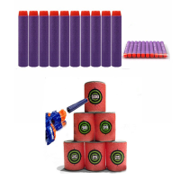 100Pcs Purple Refill Bullets Dart For Nerf N Strike Elite Rampage Retaliator Series