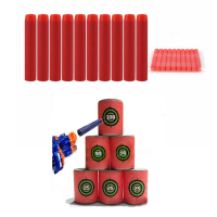 100Pcs Red Refill Bullets Dart For Nerf N Strike Elite Rampage Retaliator Series Blasters