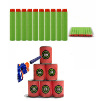 100Pcs Refill Green Bullets Dart For Nerf N Strike Elite Rampage Retaliator Series Blasters