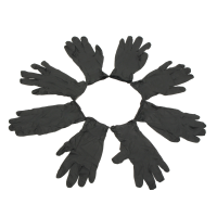 100Pcs S/m/l Black Latex Disposable Gloves Tattoo Piercing Mechanic Medical Gloves