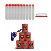 100Pcs White Refill Bullets Dart For Nerf N Strike Elite Rampage Retaliator Series Blasters