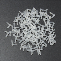 100X Rubber Hollow Two Lever Tube Bend Plug L Shape For Cartridge Ciss Fitting.