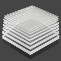 100X100mm Acrylic Perspex Sheet Cutting Panel Plastic Satin Gloss For Construction