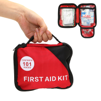 101 Pieces First Aid Kit Nylon Portable Outdoor Emergency Set Multi Functions Bag