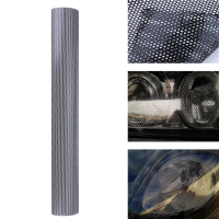 106X50cm Tinting Perforated Mesh Film Fly Eye Tint For Headlight Light