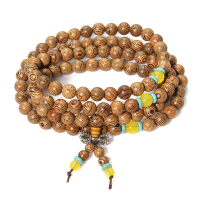108 Wenge Wood Buddha Buddhist Prayer Beads Necklace Bracelet For Men Women