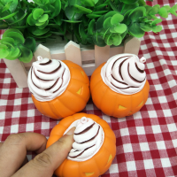 10Cm Squeeze Relif Stress Stretch Squishy Pumpkin Ice Cream Slow Rising Kids Toy