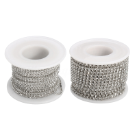 10M Rhinestone Crystal Glass Trim Chain Gem Cup Ribbon