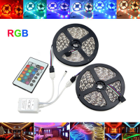 10M Smd2835 Waterproof 600 Led Rgb Strip Flexible Tape Light Kit + 24 Keys Remote Controller Dc12v