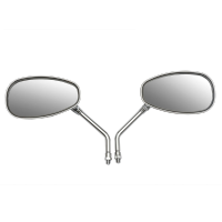 10Mm Motorcycle Motorbike Rearview Side Mirror For Honda/kawasaki/suzuki