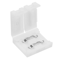 10Mm Width 2pin Solderless Connector For Non Waterproof Single Color Led Strip Light