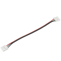 10Mm Width 3pin Solderless Connectors Wire For Single Color Led Strip