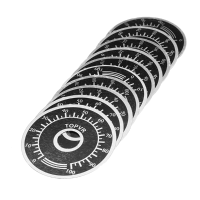 10Pcs 0 100 Potentiometer Knob Scale Digital Dial Scale For 3590S RV24 WXD3 534 354 7286