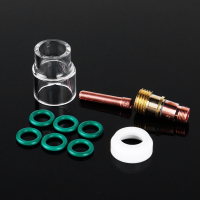10Pcs 1.6Mm 1/16inch Tig Welding Torch Stubby Gas Lens #12 Pyrex Cup Kit For Wp 17/18