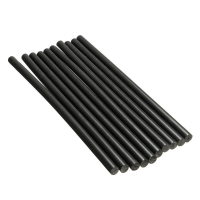 10Pcs 11mm×200mm Black Hot Melt Glue Crafting Models Repair Sticks