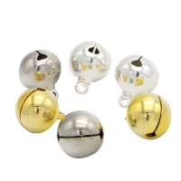 10Pcs 14mm Jingle Bells Hanging Christmas Tree Ornaments Diy Crafts Accessories Christmas Decoration