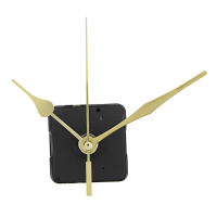 10Pcs 20mm Shaft Length Gold Hands Quartz Wall Clock Silent Movement Mechanism Repair Parts