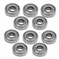 10Pcs 22x8x7mm Abec 7 608azz Carbon Steel Ball Bearing Deep Groove Ball Bearing