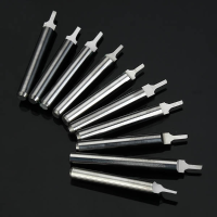 10Pcs 3.175Mm Shank 1.5X6mm Tungsten Steel Parallel Milling Cutter Engraving Bits