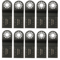 10Pcs 35mm High Carbon Steel Saw Blades Oscillating Multitools For Bosch Fein Porter Black And Deck