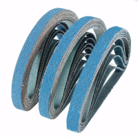 10Pcs 40 To 80 Grit Zirconia Sanding Belts 13x457mm Abrasive Grinding Tool