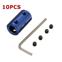 10Pcs 5mm 8mm Shaft Coupling Rigid Coupler Motor Connector With Spanner