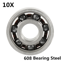 10Pcs 608 8x22x7mm Ball Bearing 7 Ceramic Beads Mixed Bearing Steel Bearing For Fidget Hand Spinner