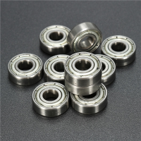 10Pcs 696zz 6x15x5mm Ball Bearings Double Shielded Miniature Bearings