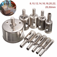 10Pcs 8 50mm Diamond Drill Bits Set Tool Hole Saw Cutter For Glass Marble Granite