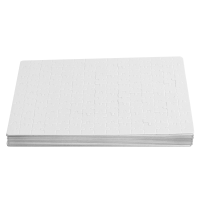10Pcs A4 DIY Blank Sublimation Printable Jigsaw Puzzle White 120 Piece Puzzle
