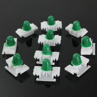 10Pcs Car Door Bump Strip Fastener Clips Exterior Side Trim Moulding For Bmw E36
