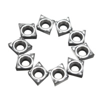 10Pcs Ccgt09t302 Ak H01 Carbide Inserts For Sclcr/scfcr Turning Tool Holder