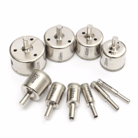10Pcs Diamond Hole Saw Cutter 8 50mm Drill Bit Set For Tile Ceramic Glass Porcelain Marble