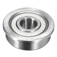 10Pcs F606zz Flange Ball Bearings 6x17x6mm Flange Size 19x1.2Mm