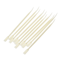 10Pcs False Eyelash Tweezers Plastic Crochet Needles Makeup Eye Lashes Extension Perm Tools