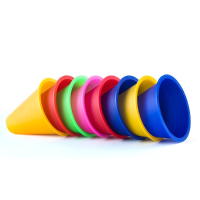 10Pcs/lot Training Marking Cones Slalom Skate Pile Cup Random Color