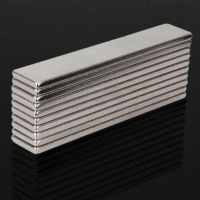 10Pcs N48 Super Strong Block Magnets 50x10x2mm Rare Earth Neodymium Magnets