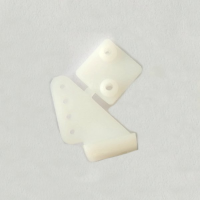 10Pcs Plastic Triangle Servo Horn Grey White Transparent 20x16x11.5Mm For Rc Airplane