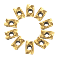 10Pcs R390 11t308 Pm 1025 R0.8 1025 Coated Milling Blade Inserts For Steel