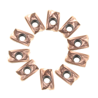 10Pcs R390 11t308 Pm 1030 R0.8 1030 Coated Milling Blade Inserts For Steel