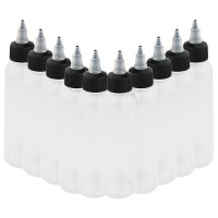 10Pcs Rotatable Cap Plastic Airbrush Paint Pigment Bottles