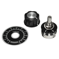 10Pcs Rv24yn20s B103 10k Single Ring Carbon Film Potentiometer 2w 20000rpm
